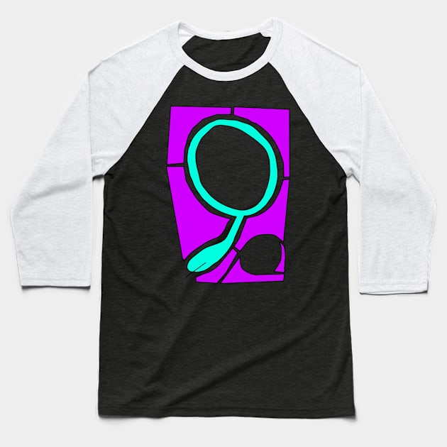 Q Baseball T-Shirt by bryansdesigns